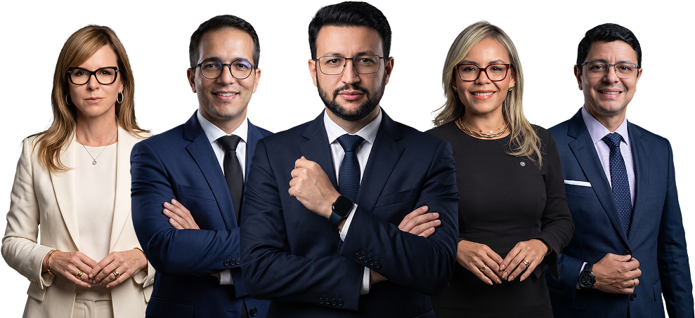Os cinco professores da Formação, Promotores de Justiça e especialistas em atuação ministerial