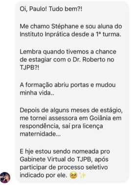 Depoimento WhatsApp